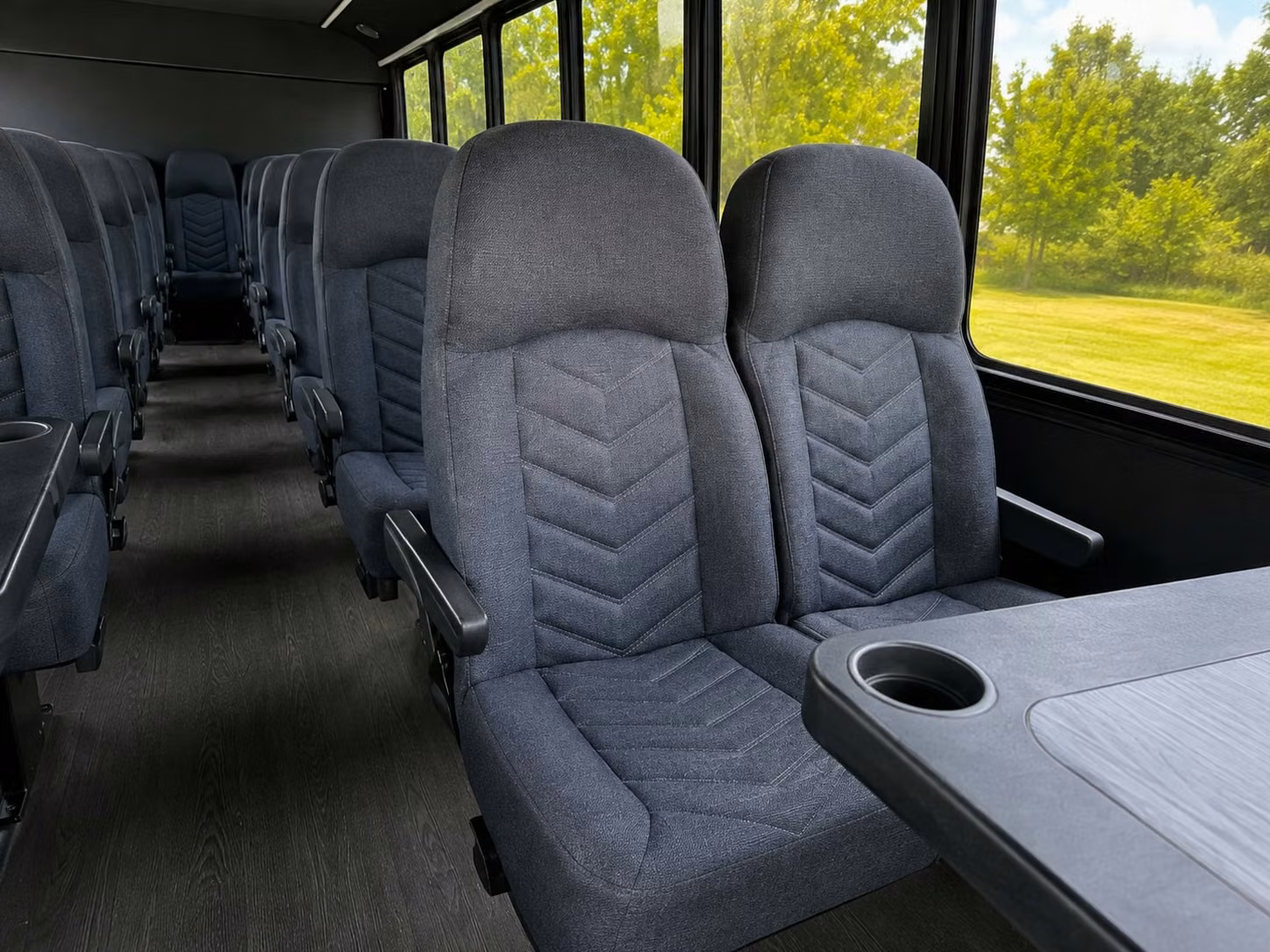 20 passenger minibus inside