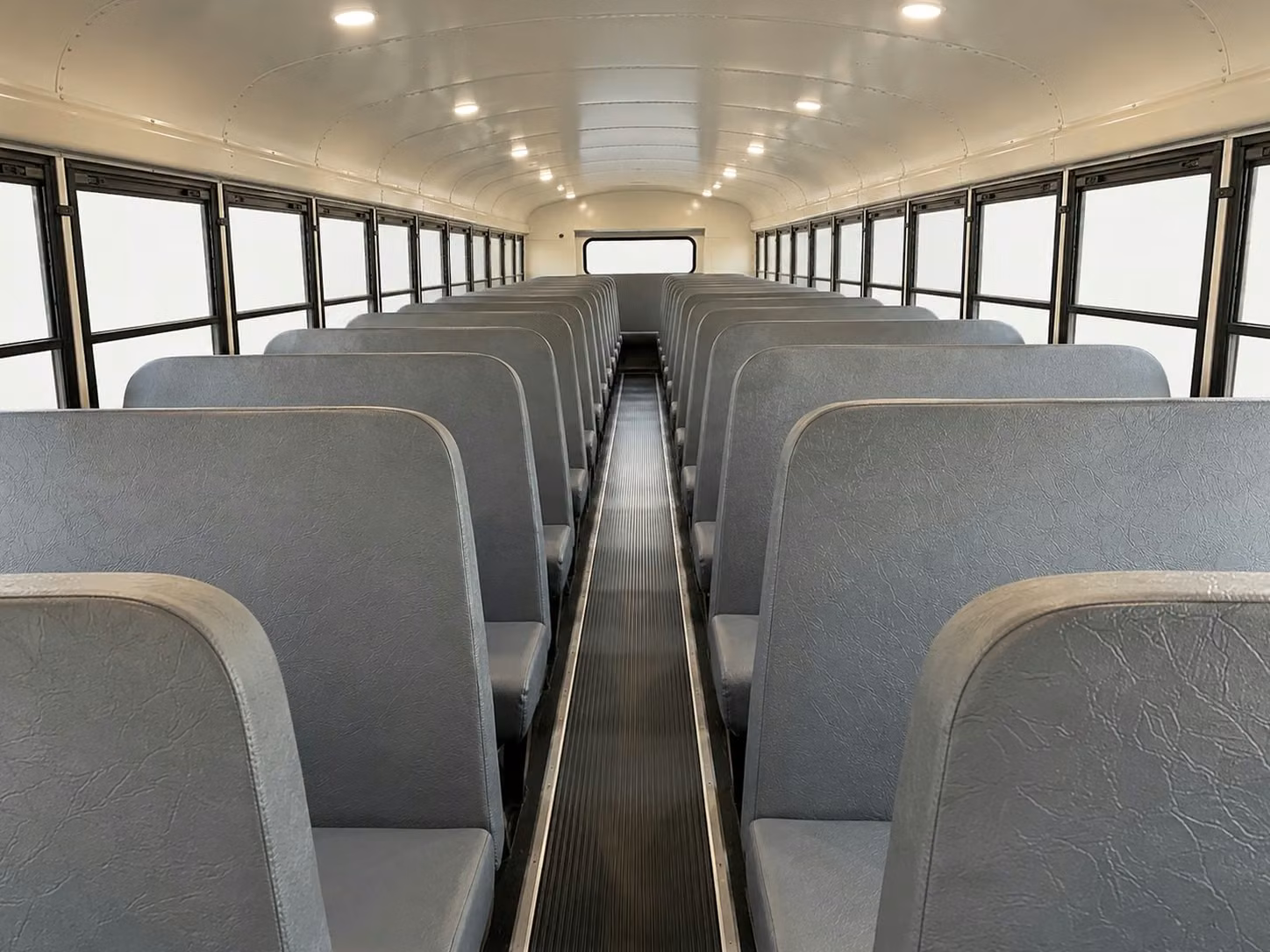 school bus interior